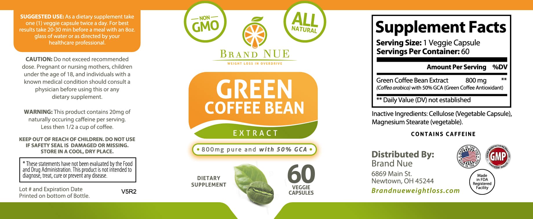 Green Coffee Bean and Stress Support Bundle - Image 2
